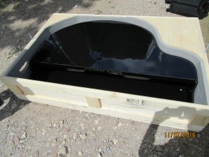 black shell in flight case
